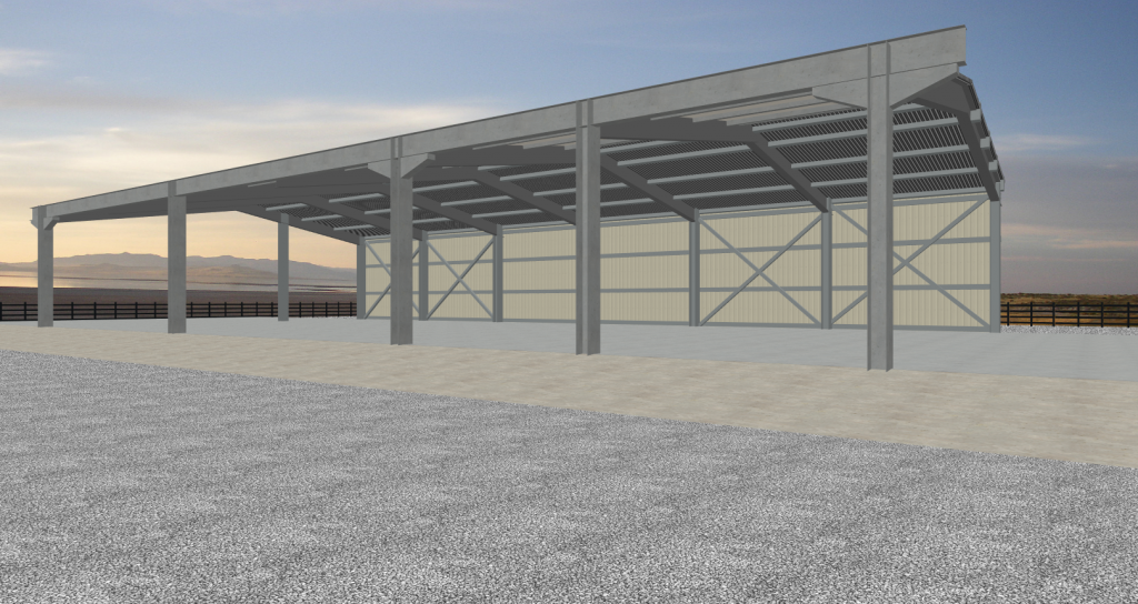 welded I-beam structural  engineered steel buildings. 