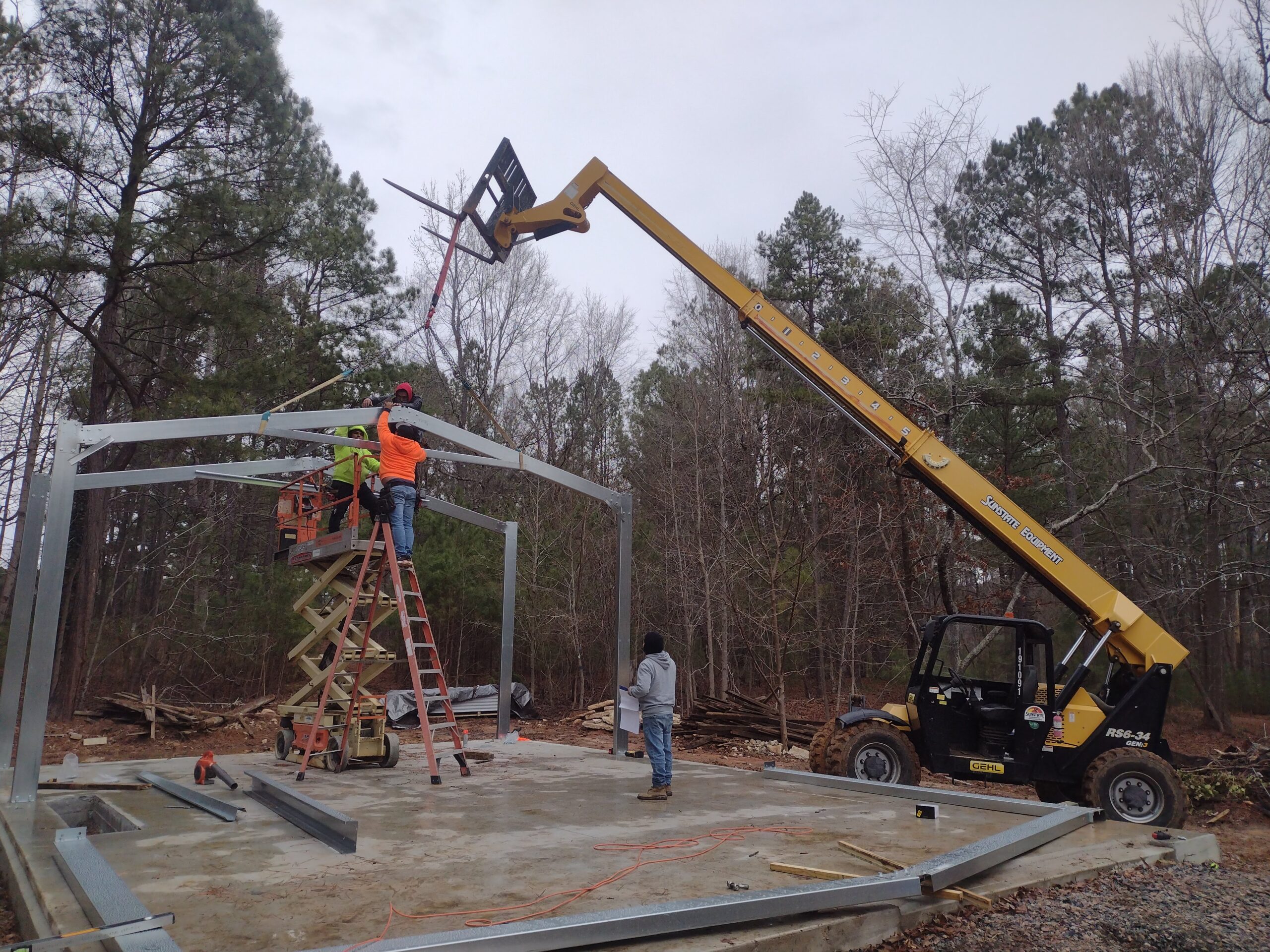 Licensed and Insured Cary-Raleigh NC Metal Building Erector