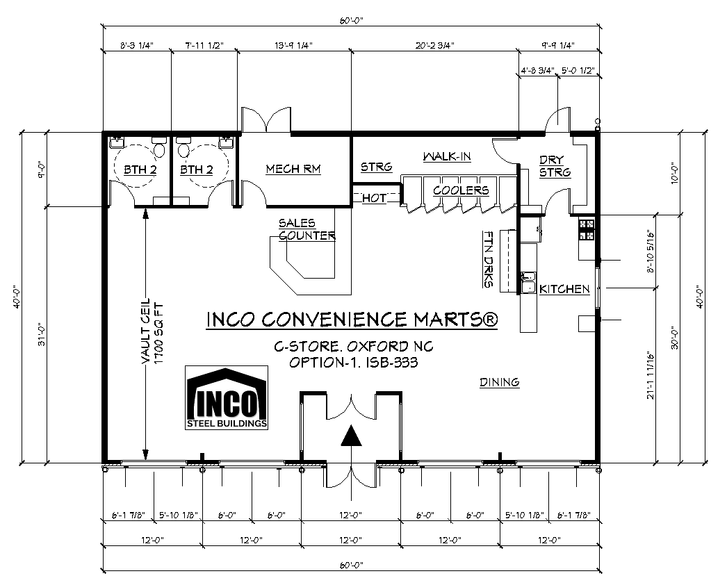 Convenience Store Remodeling, by Inco Steel Buildings Inc