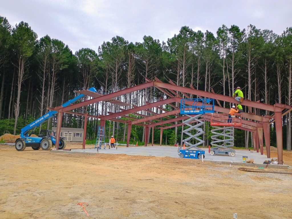 Steel Frame Erection