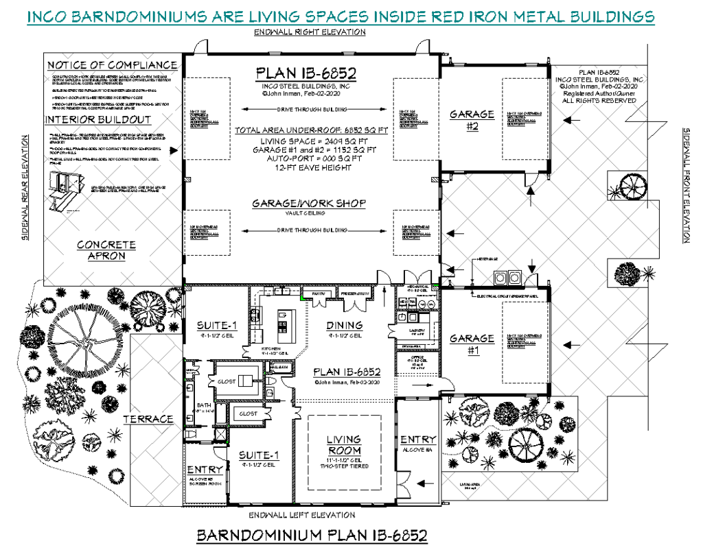 Barndominium Plan IB-6852