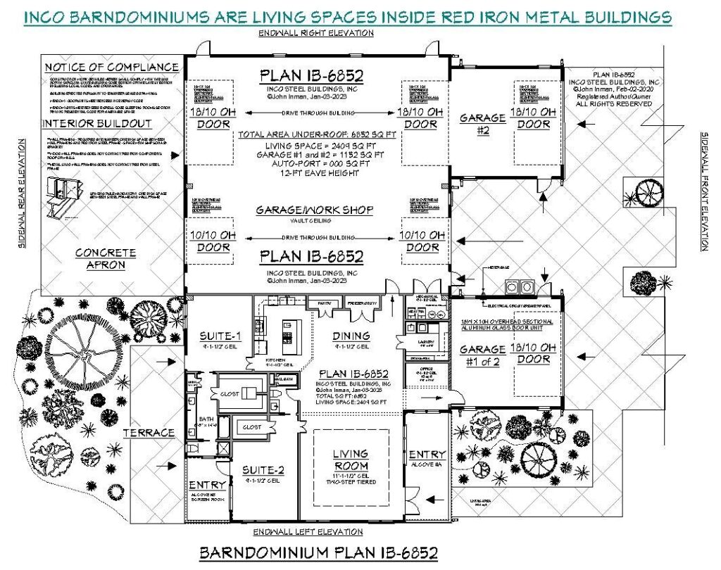 Barndominium Plan IB-6852, Barndominium Estimate