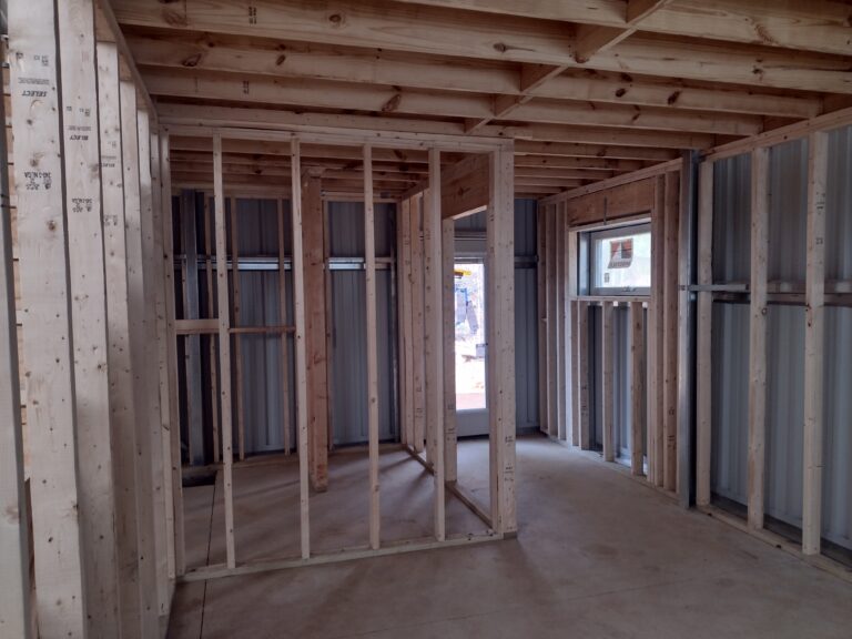 wall framing in metal buildings