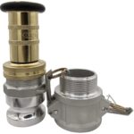 For Sale: NEW NEW 2” Inch Heavy-Duty NPSH Brass Fire Hose Nozzle (Trash Pump)