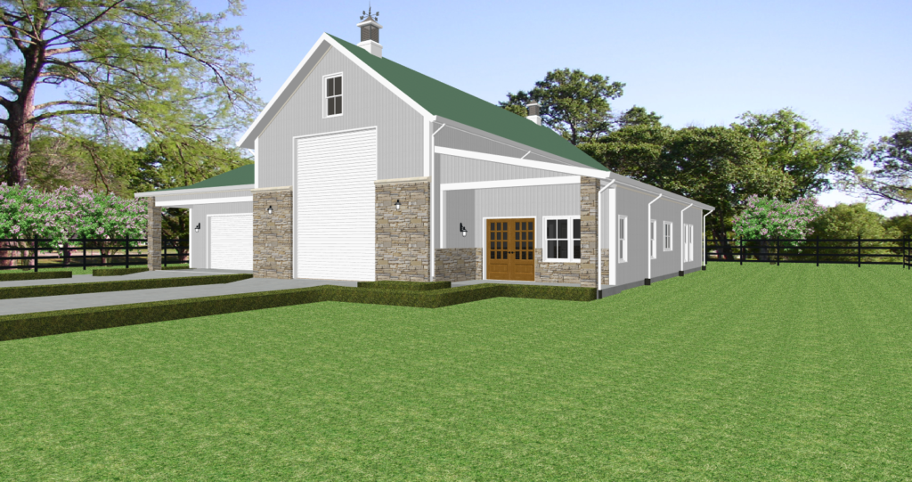 56x60 RV Garage Home | Plan #RV-Garage 3331