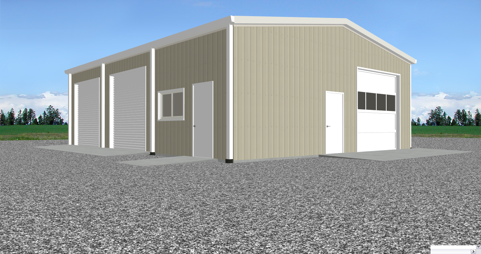 Inco Steel Buildings 30x40 Turnkey Tech Bay CAD Layout Drawing