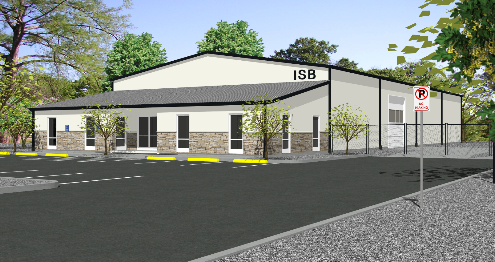 Inco Steel Building Front Elevation 